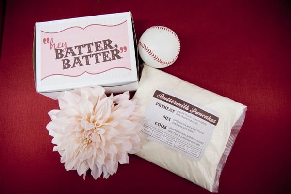 Pancake Batter Favors