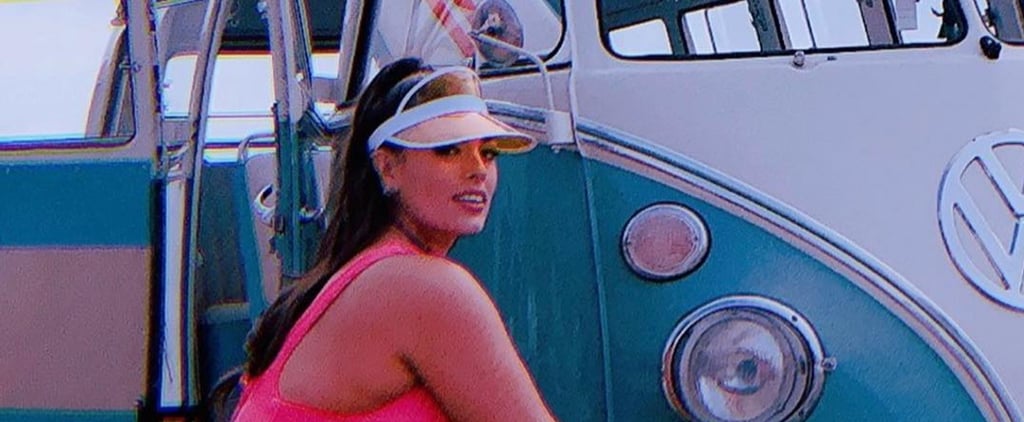 Ashley Graham Pink Swimsuit March 2019