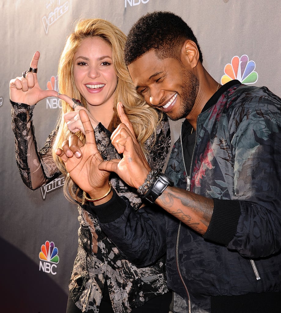 Shakira and Adam Levine at The Voice Red Carpet | Pictures