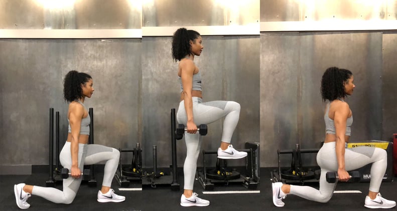 Superset 3, Exercise 1: Dumbbell Walking Lunge