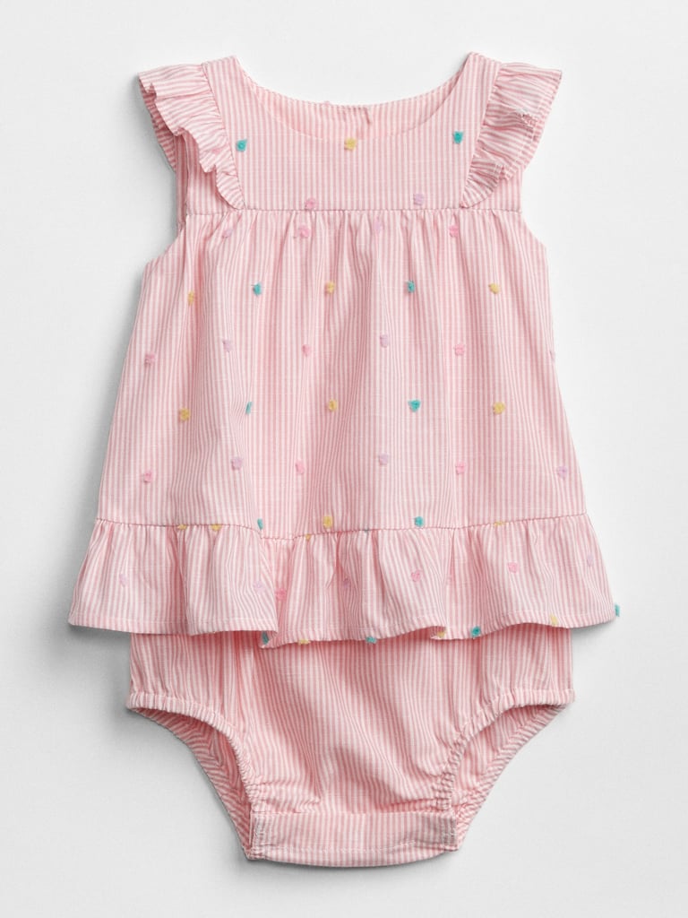 Baby Gap Clip-Dot Peplum Body Double