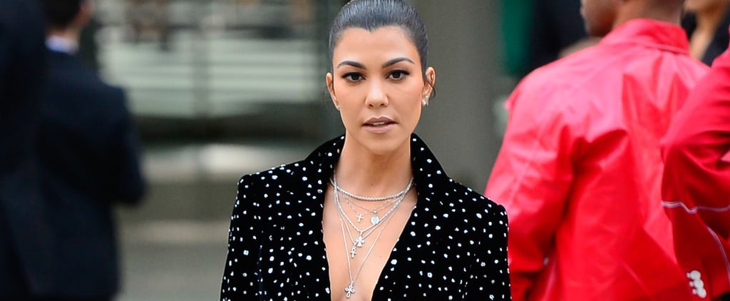 Kourtney Kardashian Christian Siriano Suit CFDA Awards 2018