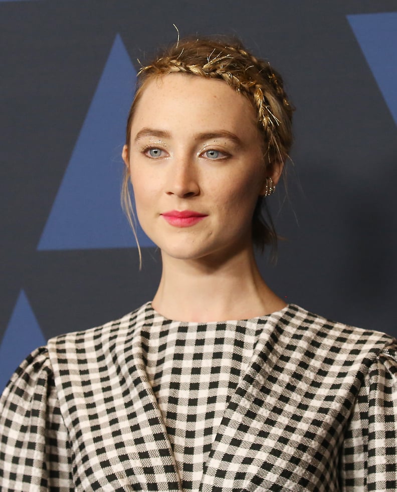 Saoirse Ronan's Tinsel Braids