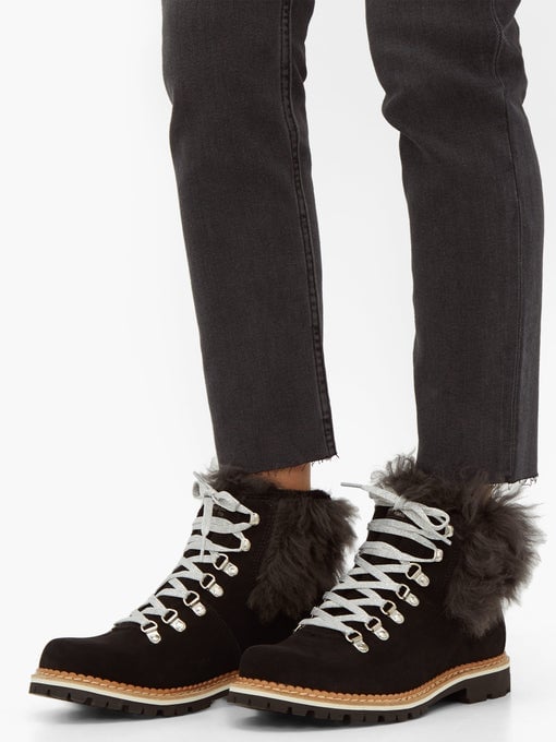 Montelliana Clara Shearling-lined Suede Après-ski Boots