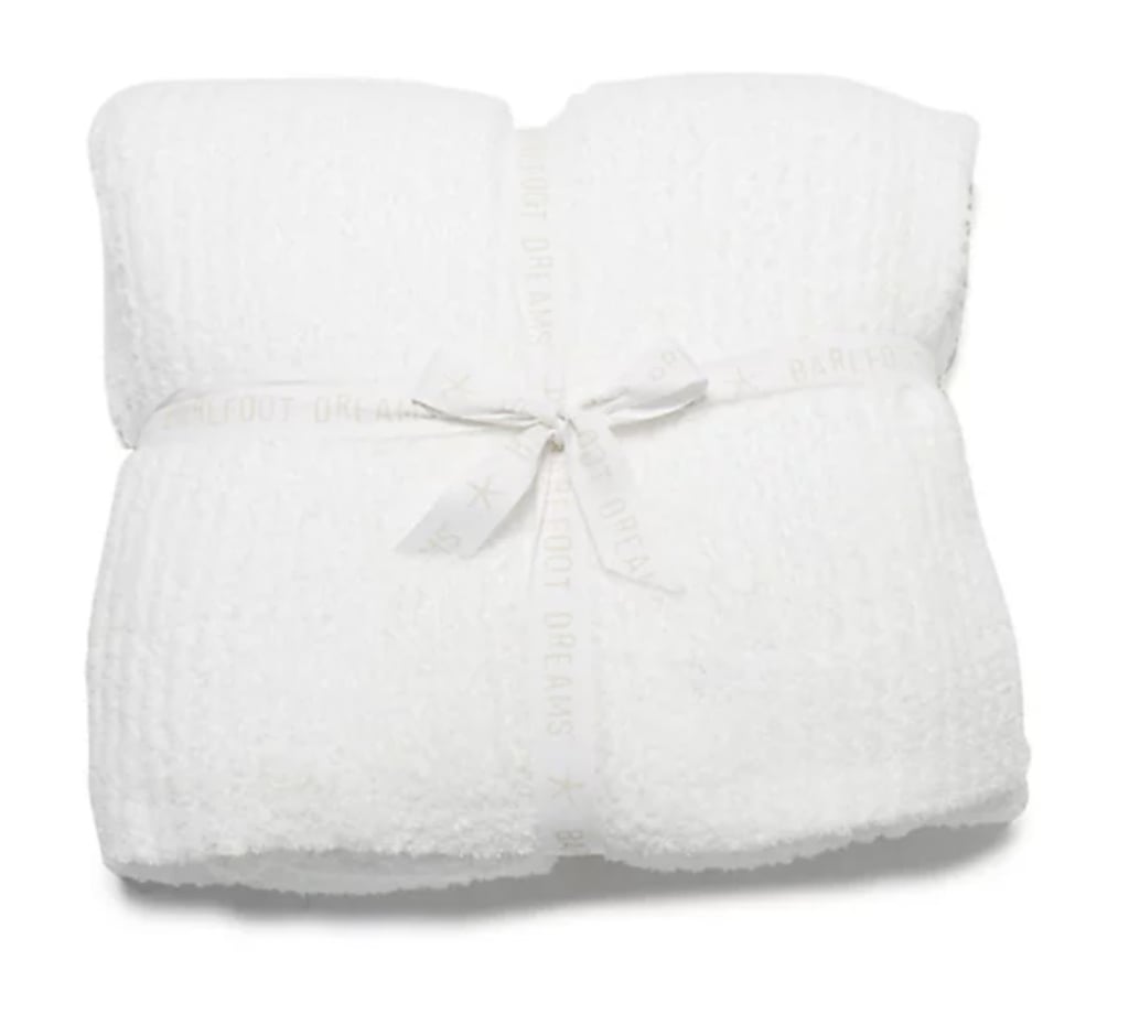 A Ribbed Barefoot Dreams Blanket