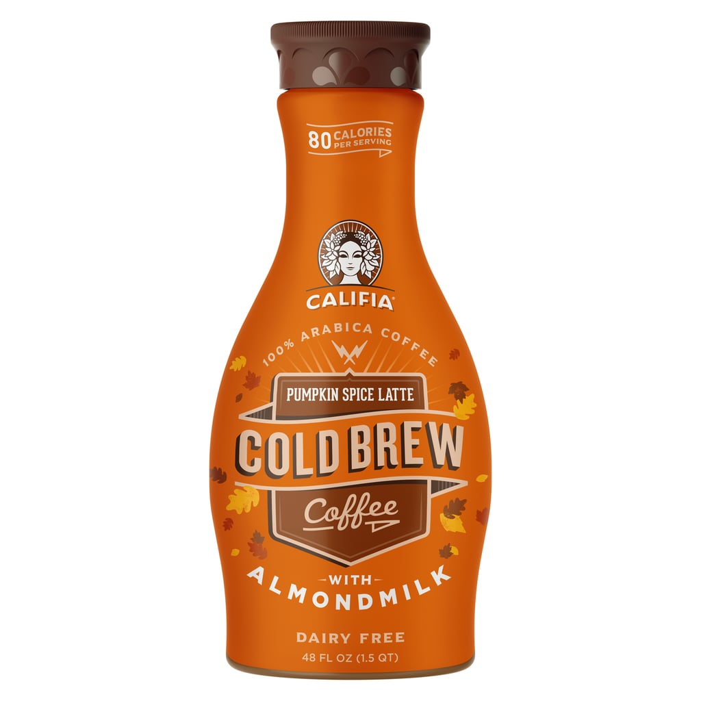 Califia Farms Pumpkin Spice Latte Cold Brew Coffee With Almond Milk ($5). 