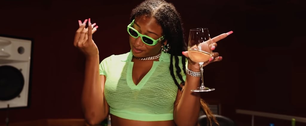 Megan Thee Stallion Raps in a $75 Neon-Green Shorts Set and New Must-Have Bag