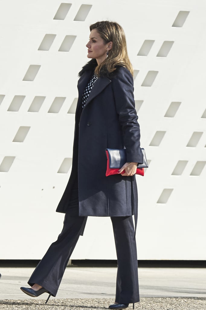 Letizia in Hugo Boss, February 2018