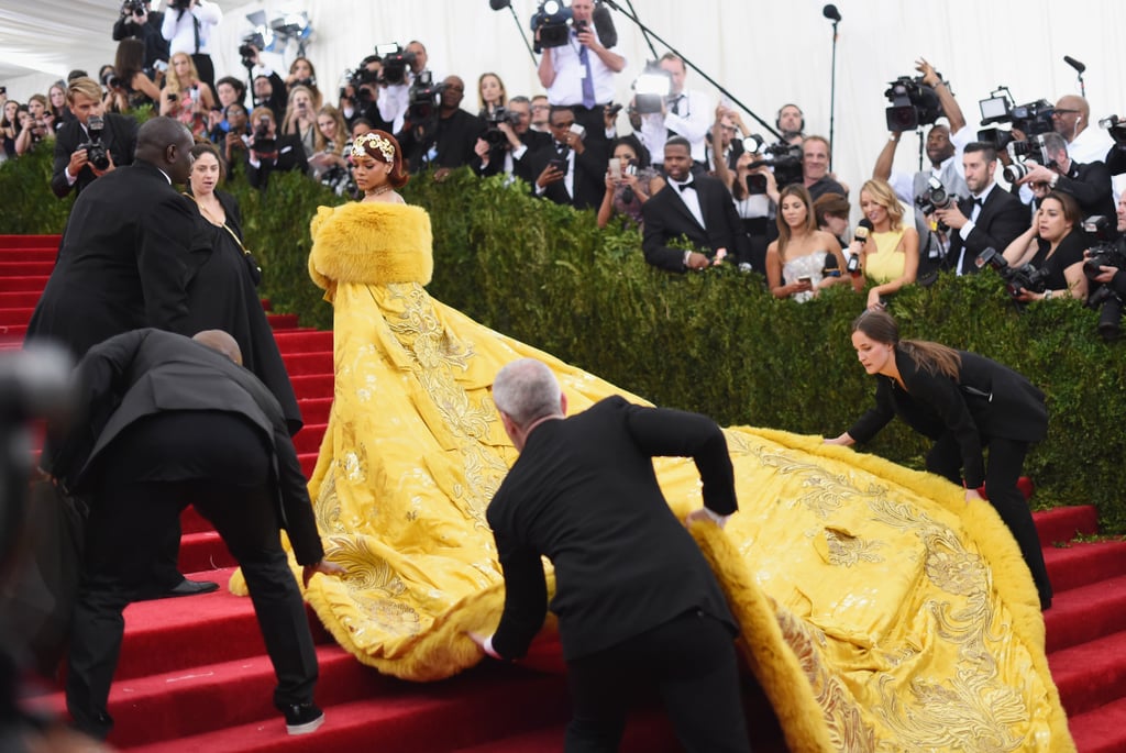 Rihanna in Guo Pei at the 2015 Met Gala