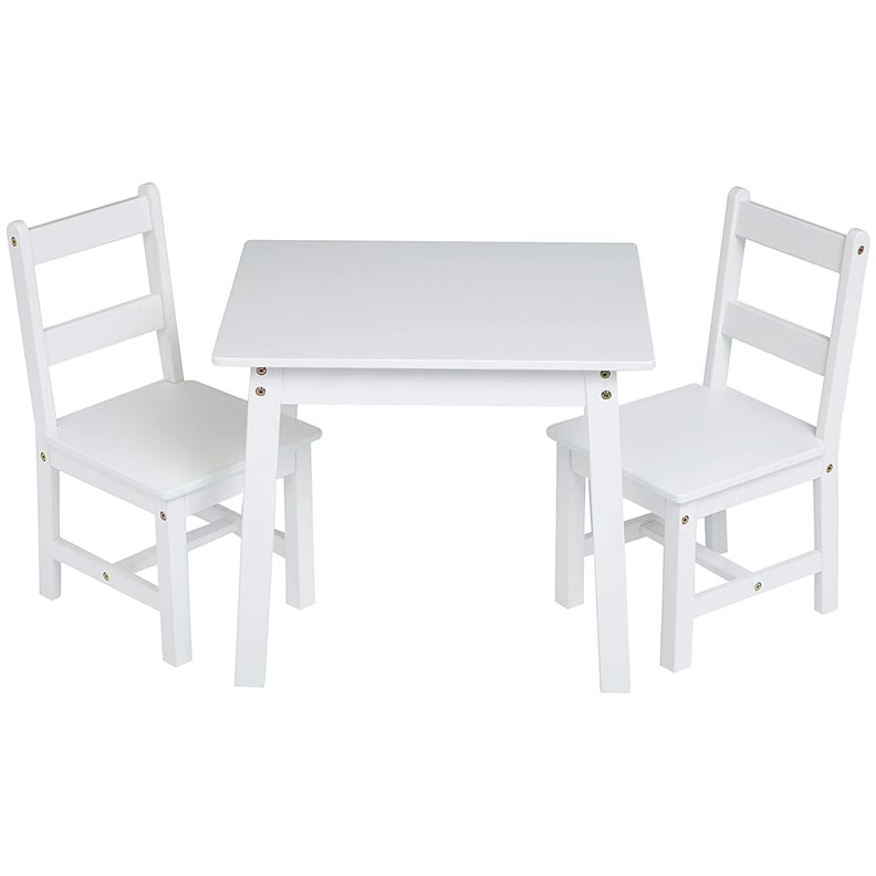 Kids Solid Wood Table and 2 Chair Set