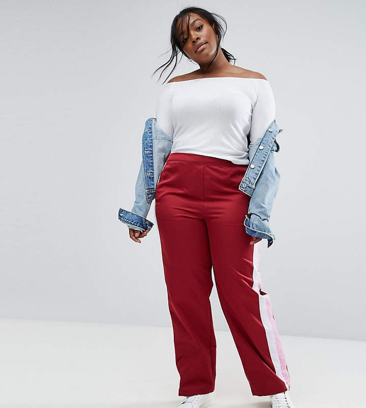 Asos Track Pants With Side Stripe