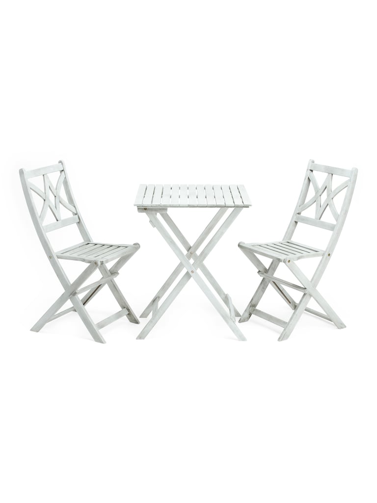 Outdoor Wood Bistro Set