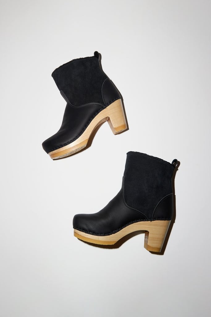 No. 6 Pull On Shearling Clog Boot