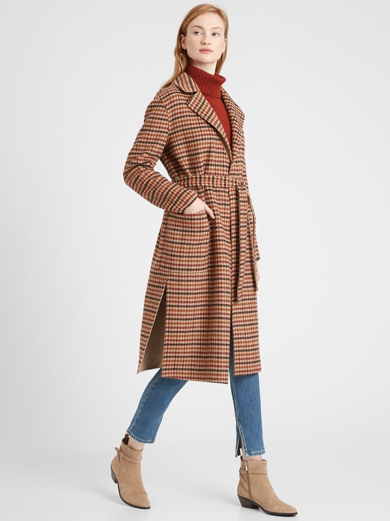 Reversible Double-Faced Wrap Coat