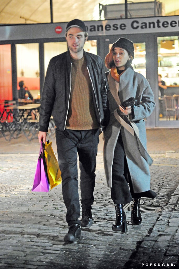Robert Pattinson and FKA Twigs Walking in London