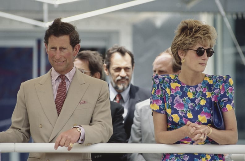 Princess Diana With Prince Charles in 1992