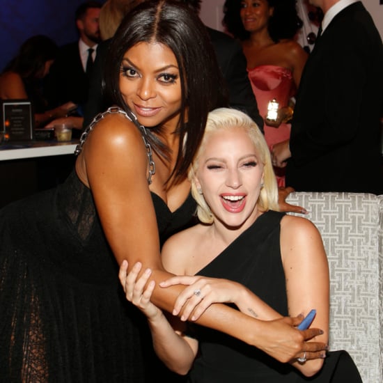 Stars Posing With Lady Gaga at the Emmys 2015