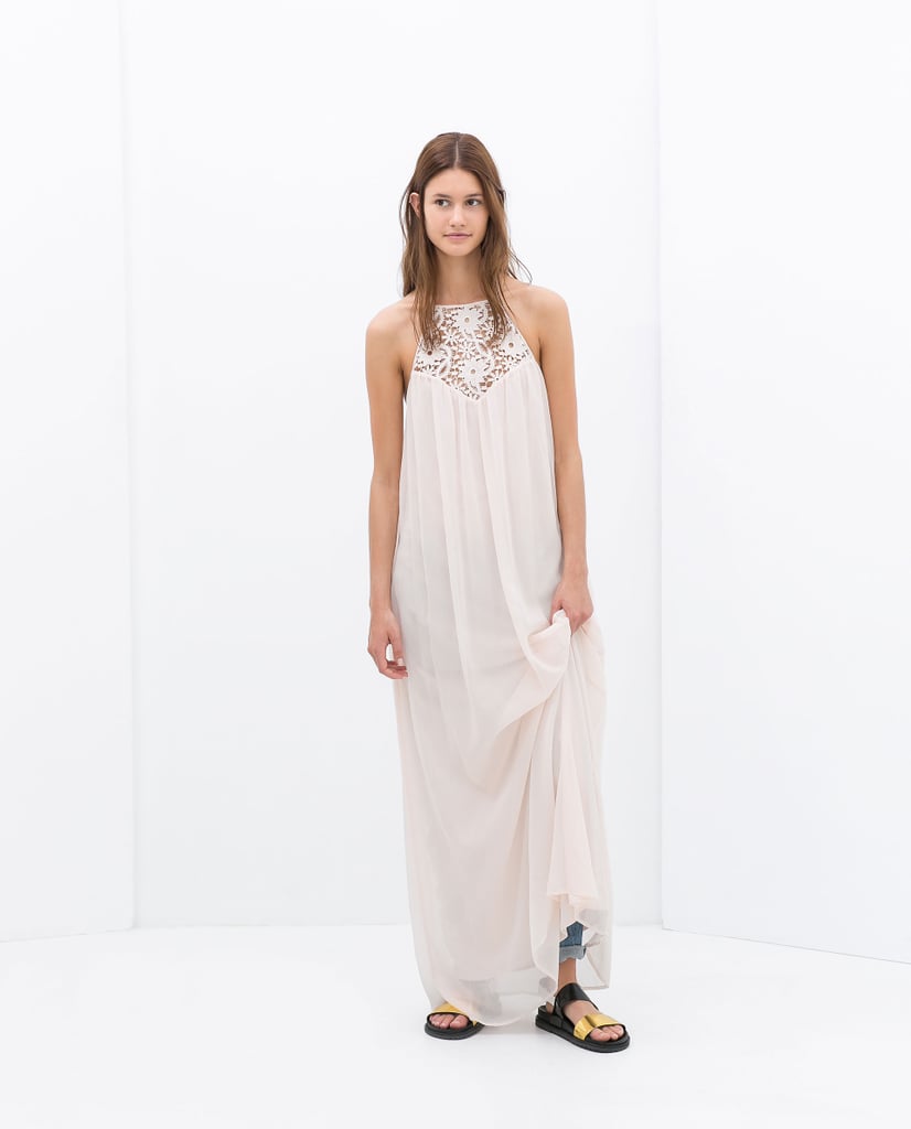 Zara Embroidered Maxi Dress