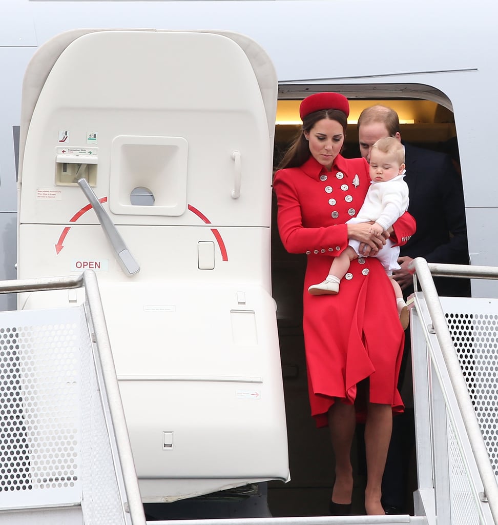 Kate Middleton and Prince William Start Tour With George