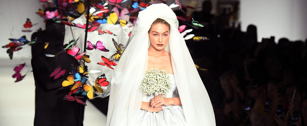 Gigi Hadid Moschino Bride Milan Spring 2019