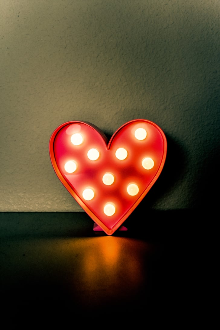 Light-Up Heart Valentine’s Day iPhone Wallpaper | Valentine’s Day