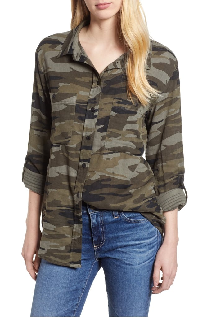 Sanctuary Steady Boyfriend Camo Shirt