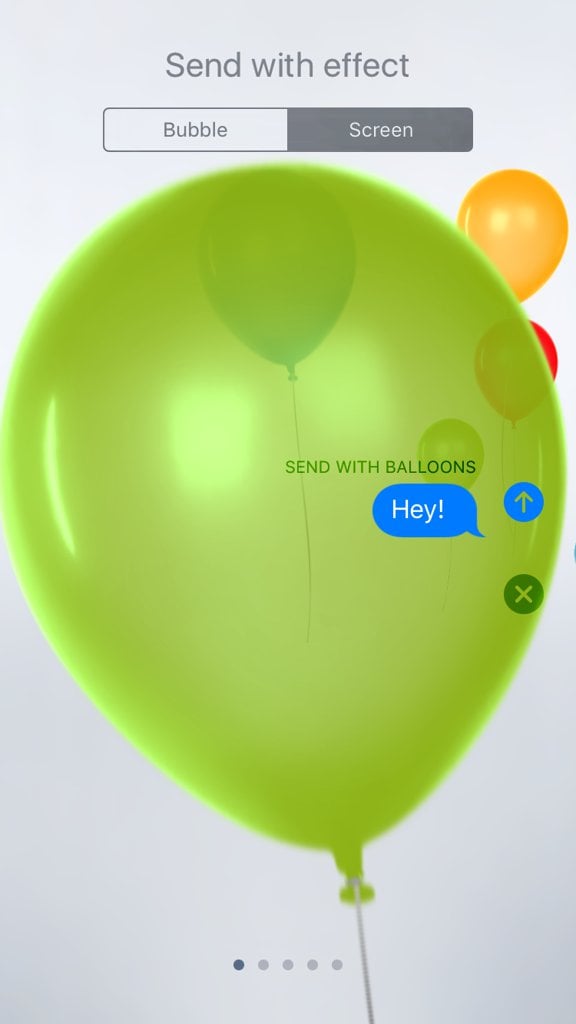 Don't miss out on the fun iMessage effects.