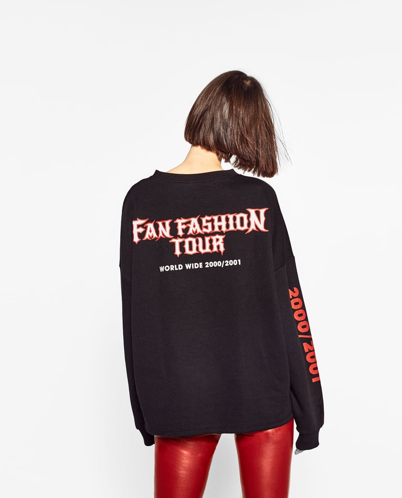 Zara oversize sweatshirt clearance