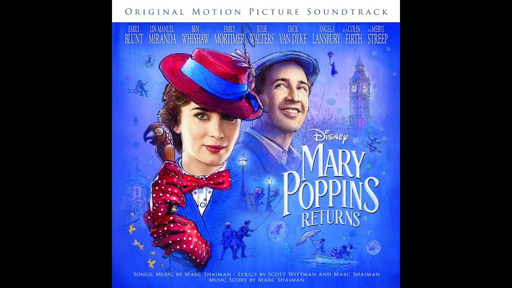 "Trip a Little Light Fantastic (Reprise)" by Dick Van Dyke, Emily Blunt, Lin-Manuel Miranda, Ben Whishaw, Pixie Davies, Joel Daw