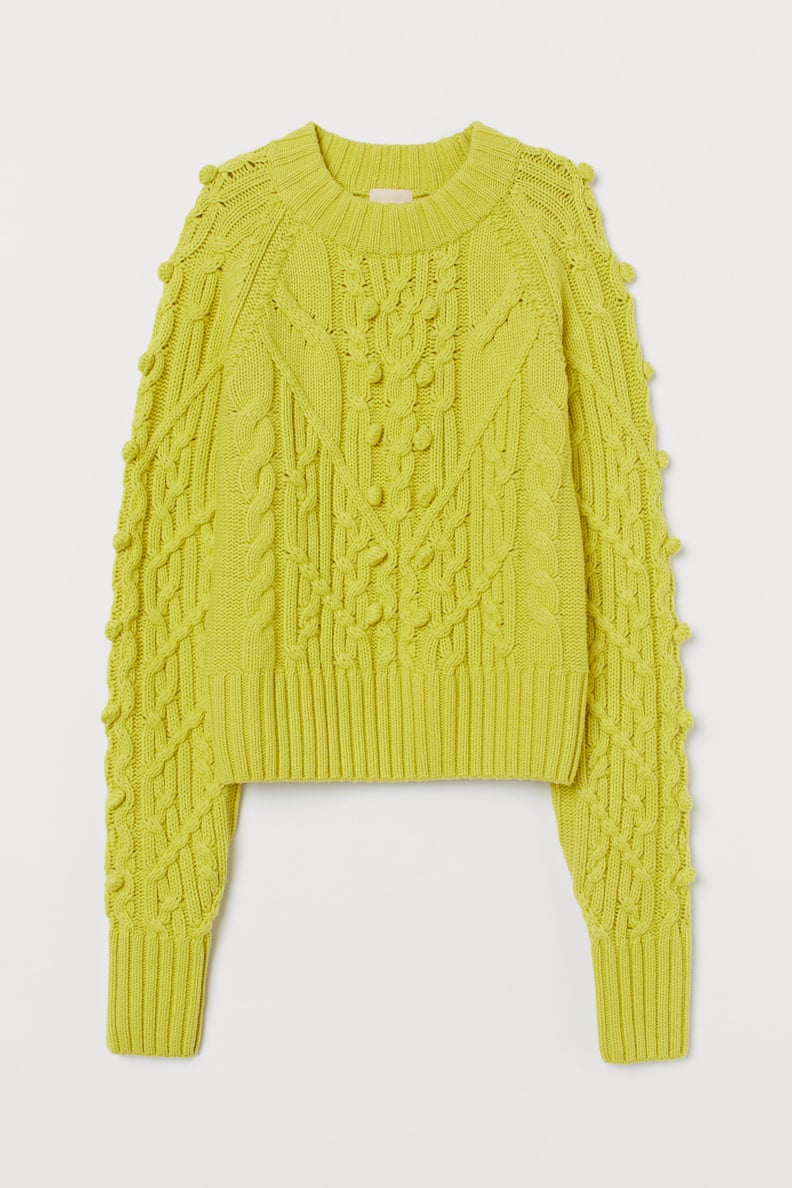 H&M Cable-Knit Wool-Blend Sweater