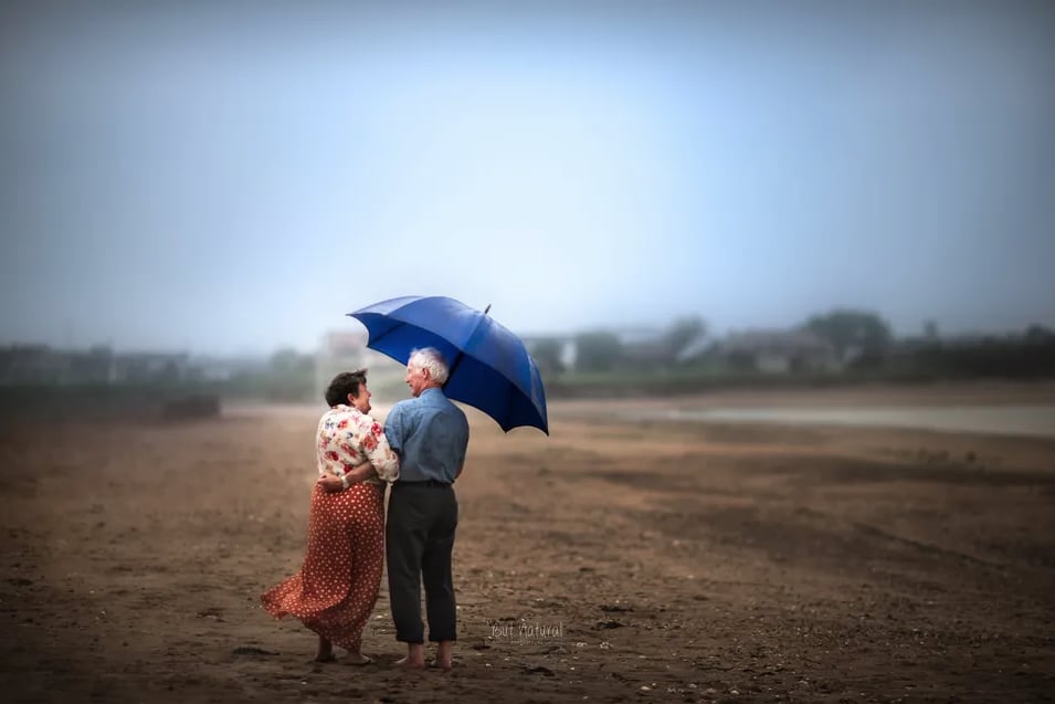 Elderly Couples Pose For Engagement-Style Photo Shoots