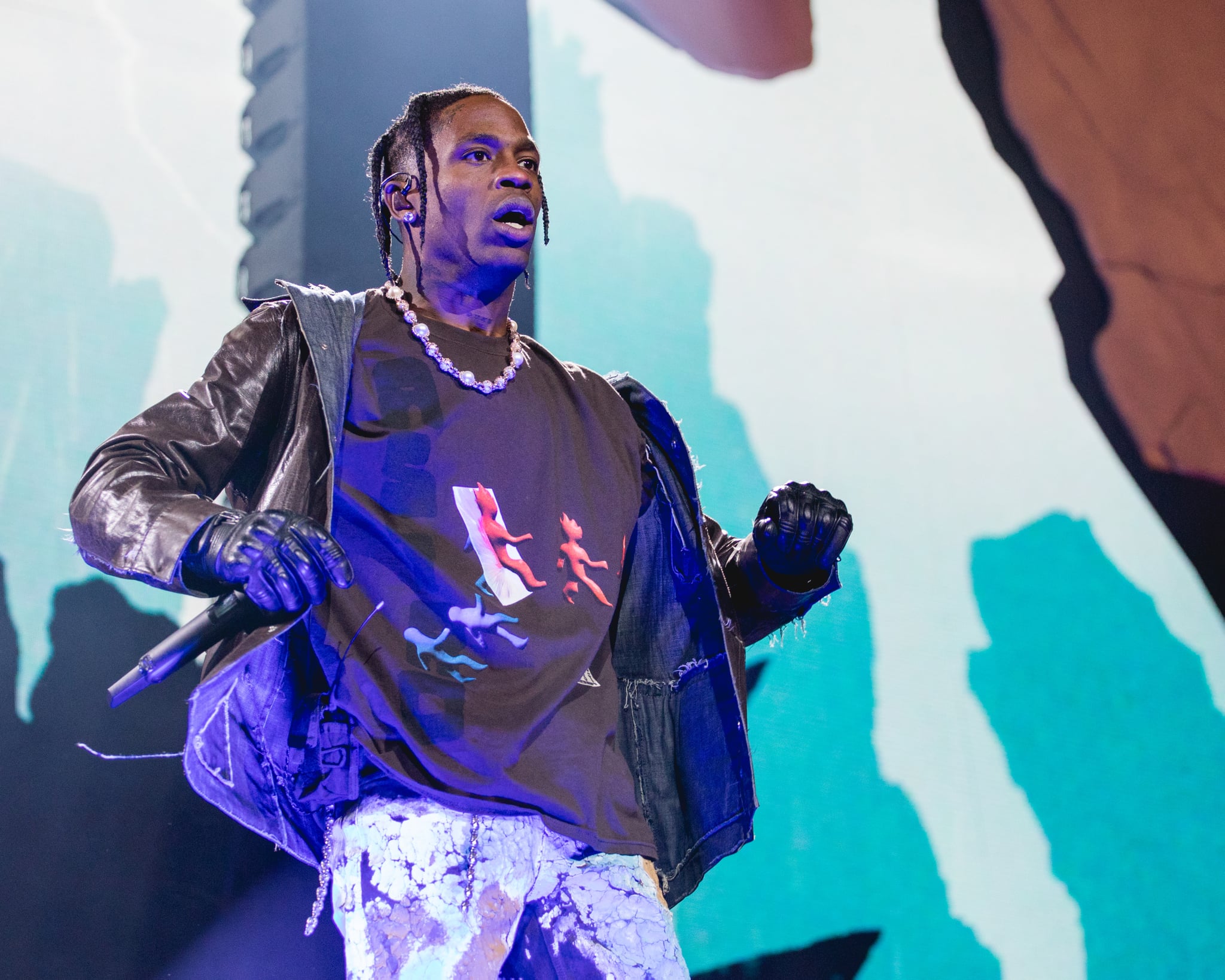HOUSTON, TEXAS - NOVEMBER 05: Travis Scott performs onstage during the third annual Astroworld Festival at NRG Park on November 05, 2021 in Houston, Texas. (Photo by Rick Kern/Getty Images)