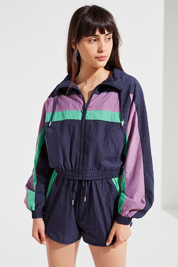 Urban Outfitters Colorblock Windbreaker Jacket