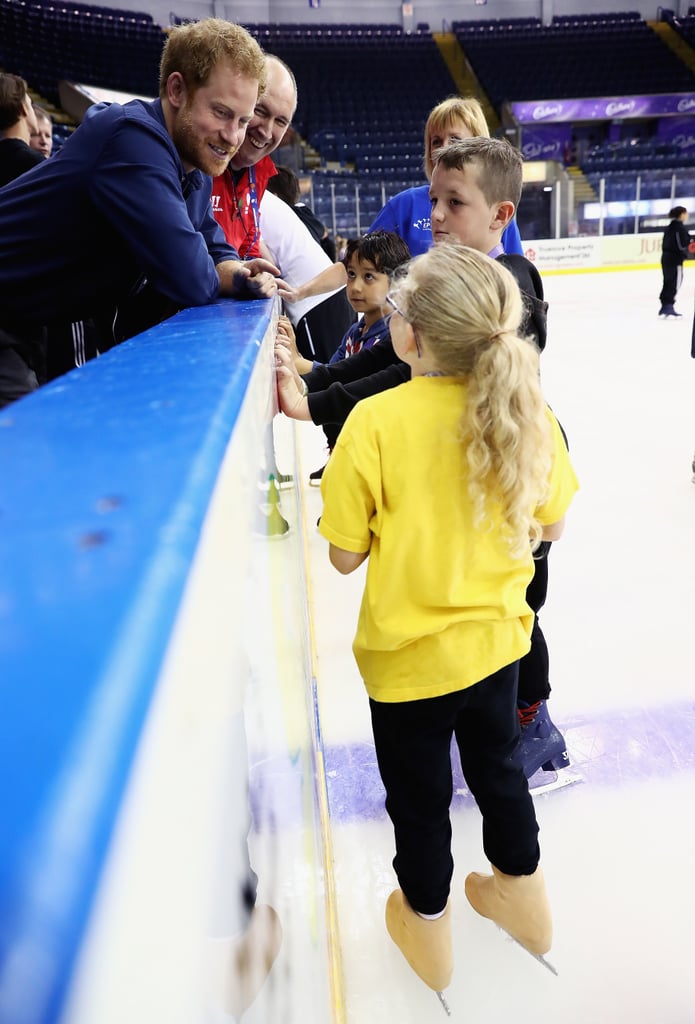 Prince Harry at Russell Youth Centre in Nottingham 2016
