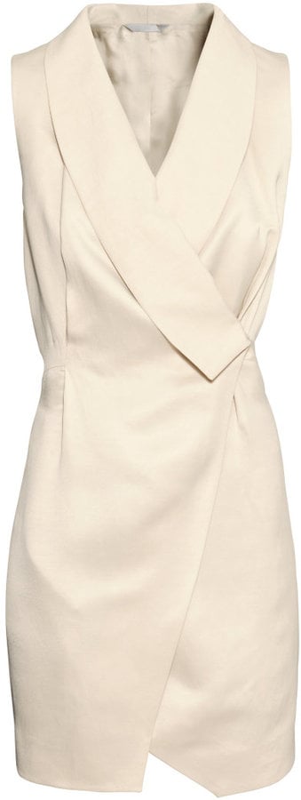 H&M Wrap-Style Dress in Natural White ($80)