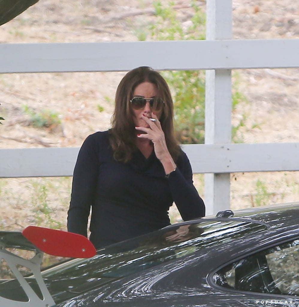 Caitlyn Jenner Driving Her Porsche in Malibu, CA | Pictures