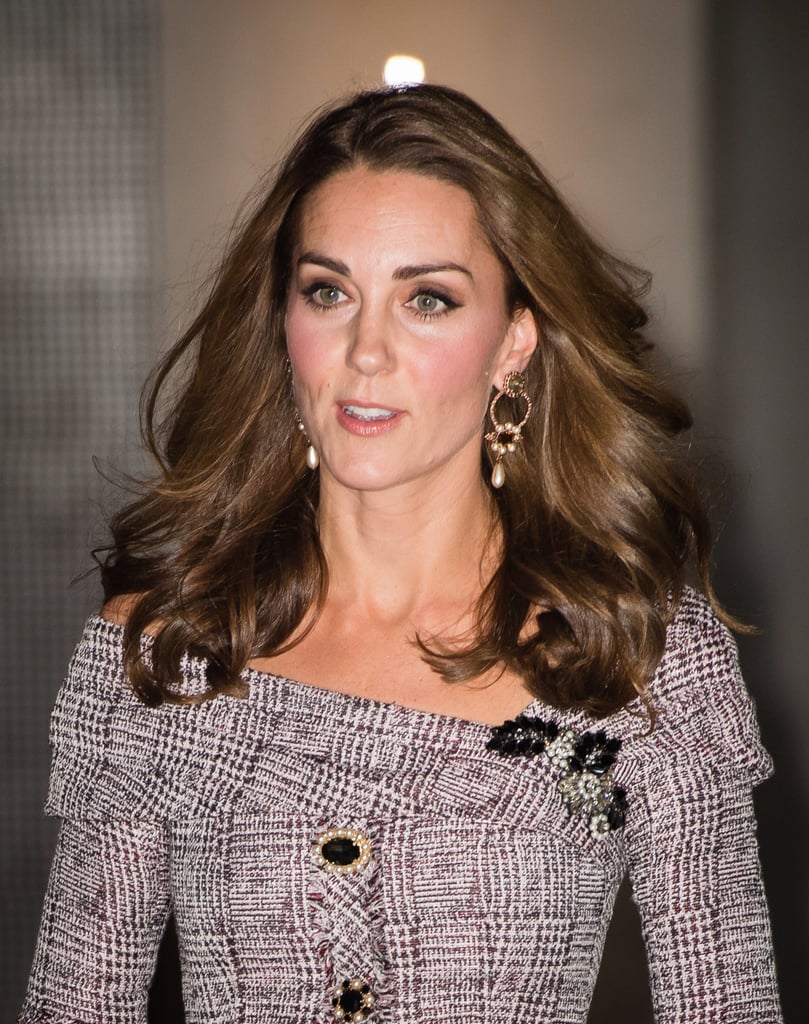 Kate Middleton Plaid Erdem Dress October 2018