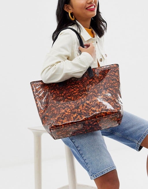 My Accessories London Exclusive Tortoiseshell Tote Bag