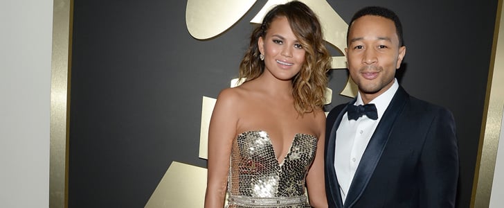 Chrissy Teigen's Dress at Grammys 2014