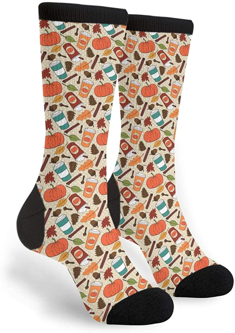 Pumpkin Spice Latte Dress Socks