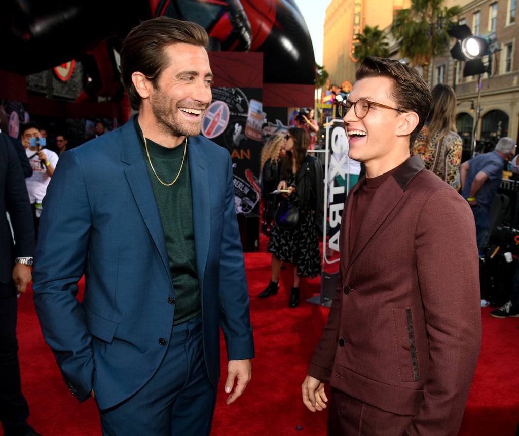 Jake Gyllenhaal and Tom Holland Friendship Pictures