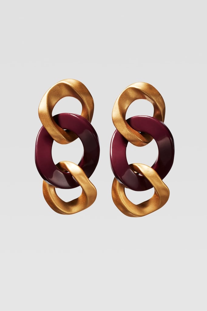 Zara Campaign Collection Link Earrings