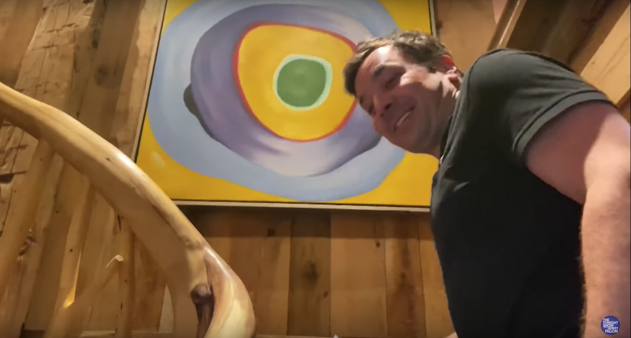Jimmy Fallon Shows Off His Quirky House On The Tonight Show
