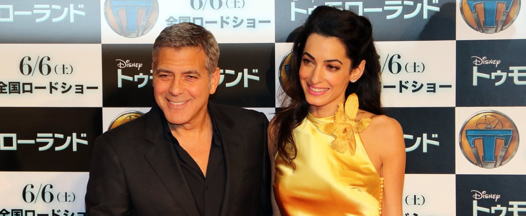 Amal and George Clooney at Tomorrowland Premiere in Tokyo