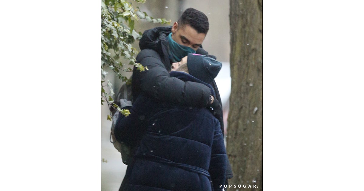 Celebrity Entertainment Rege Jean Page Works His Famous Smolder On Rumored Girlfriend Emily Brown Before A Flight Popsugar Celebrity Photo 4