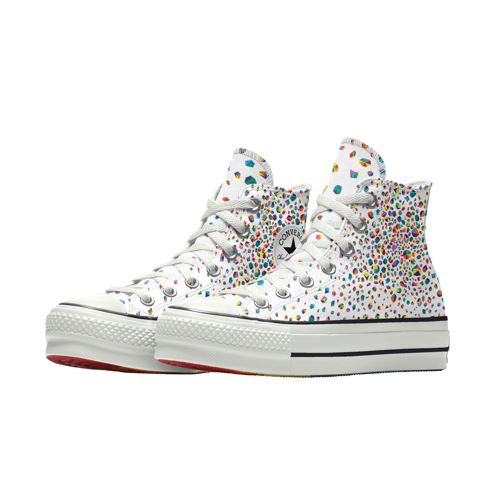 Custom on sale pride converse