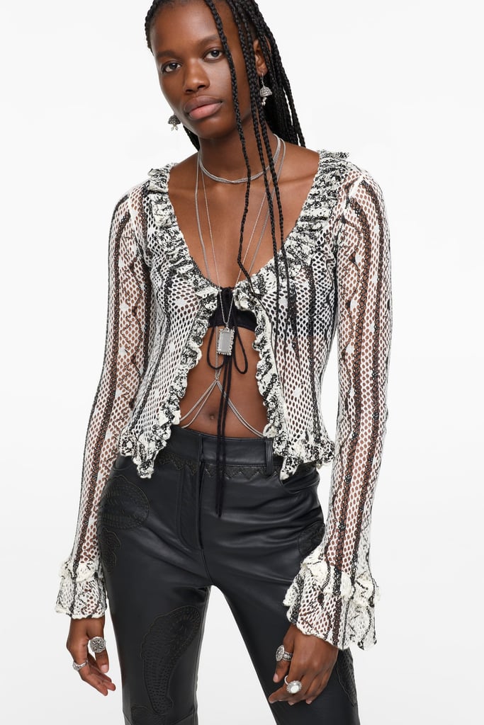 A Cool Cardigan: Zara Ruffled Cardigan Limited Edition