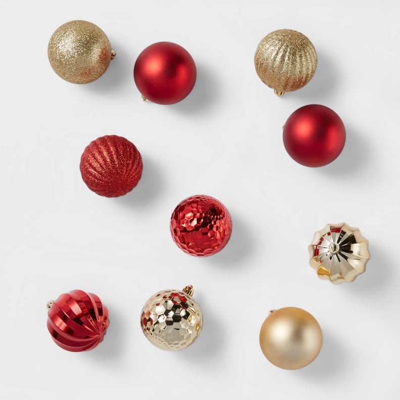 Wondershop 100-Count Red/Gold Christmas Tree Ornament Set
