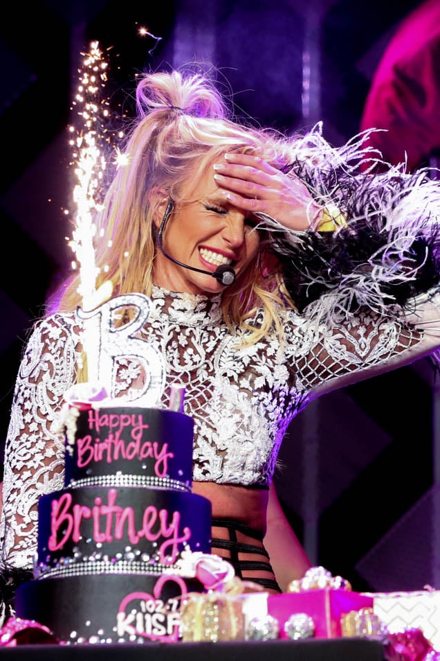 Britney Spears 35th Birthday At Jingle Ball Concert 2016 Popsugar 4217