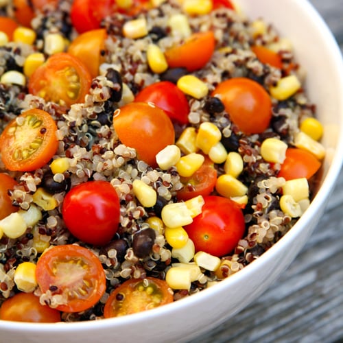 Quinoa, Black Bean, Corn, and Tomato Salad POPSUGAR Fitness